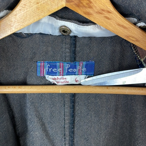 Free People utility jacket coat 6 - Picture 7 of 8